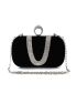 Mini Rhinestone Decor Evening Bag Chain Box Bag