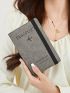 Airplane & Letter Embossed Passport Case