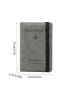 Airplane & Letter Embossed Passport Case