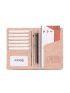 Airplane & Letter Embossed Passport Case