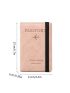 Airplane & Letter Embossed Passport Case