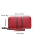 Litchi Embossed Long Wallet