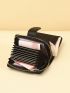 Quilted Detail Card Holder Multi-Card Card Organizer For Storage Credit Cards