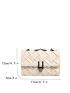 Mini Braided Detail Flap Chain Square Bag