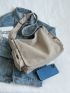 Minimalist Canvas Hobo Bag