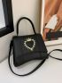 Mini Heart Design Square Bag