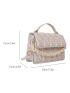 Mini Quilted Chain Decor Flap Square Bag