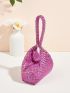 Mini Rhinestone Decor Novelty Bag