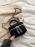 Mini Double Zip Bucket Bag