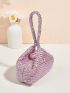 Mini Rhinestone Decor Evening Bag