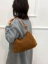 Minimalist Fluffy Hobo Bag