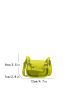 Mini Letter Graphic Flap Square Bag