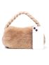 Minimalist Fuzzy Ruched Bag