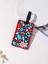 Floral Pattern Luggage Tag