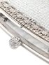 Rhinestone Decor Square Bag