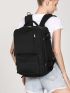 Release Buckle Decor Functional Backpack