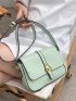 Mini Twist Lock Flap Square Bag