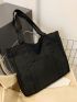 Minimalist Double Handle Shopper Bag