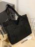 Minimalist Double Handle Shopper Bag