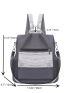 Two Tone Zip Front Backpack