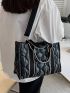 Quilted Shoulder Tote Bag