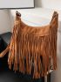 Fringe Decor Hobo Bag