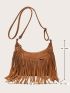 Fringe Decor Hobo Bag