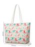 Cartoon Graphic Shoulder Tote Bag