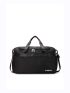 Letter Print Large Capacity Duffel Bag