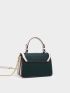 Mini Color Block Flap Chain Square Bag