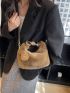 Minimalist Fluffy Hobo Bag