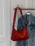 Minimalist Quilted Hobo Bag