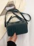 Mini Crocodile Embossed Square Bag