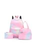 3pcs Tie Dye Functional Backpack Set