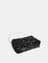 Mini Sequin Decor Chain Square Bag