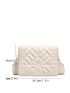 Mini Stylish Quilted Flap Square Bag