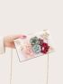 Mini Flower Decor Chain Box Bag