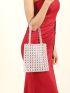 Mini Clear Beaded Design Shoulder Bag for Women