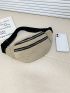 Double Zipper Waist Bag