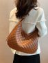 Minimalist Quilted Hobo Bag