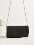 Mini Glitter Flap Chain Square Bag