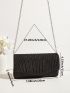 Mini Glitter Flap Chain Square Bag