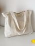 Pocket Front Shopper Bag