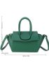 Litchi Embossed Shoulder Tote Bag