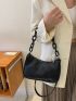 Chain Design Hobo Bag