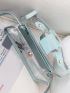 Clear Satchel Bag With Inner Pouch