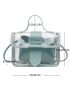 Clear Satchel Bag With Inner Pouch