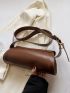 Minimalist Flap Baguette Bag