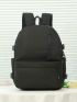 Men Minimalist Zipper Casual Daypack