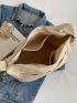 Pocket Front Hobo Bag